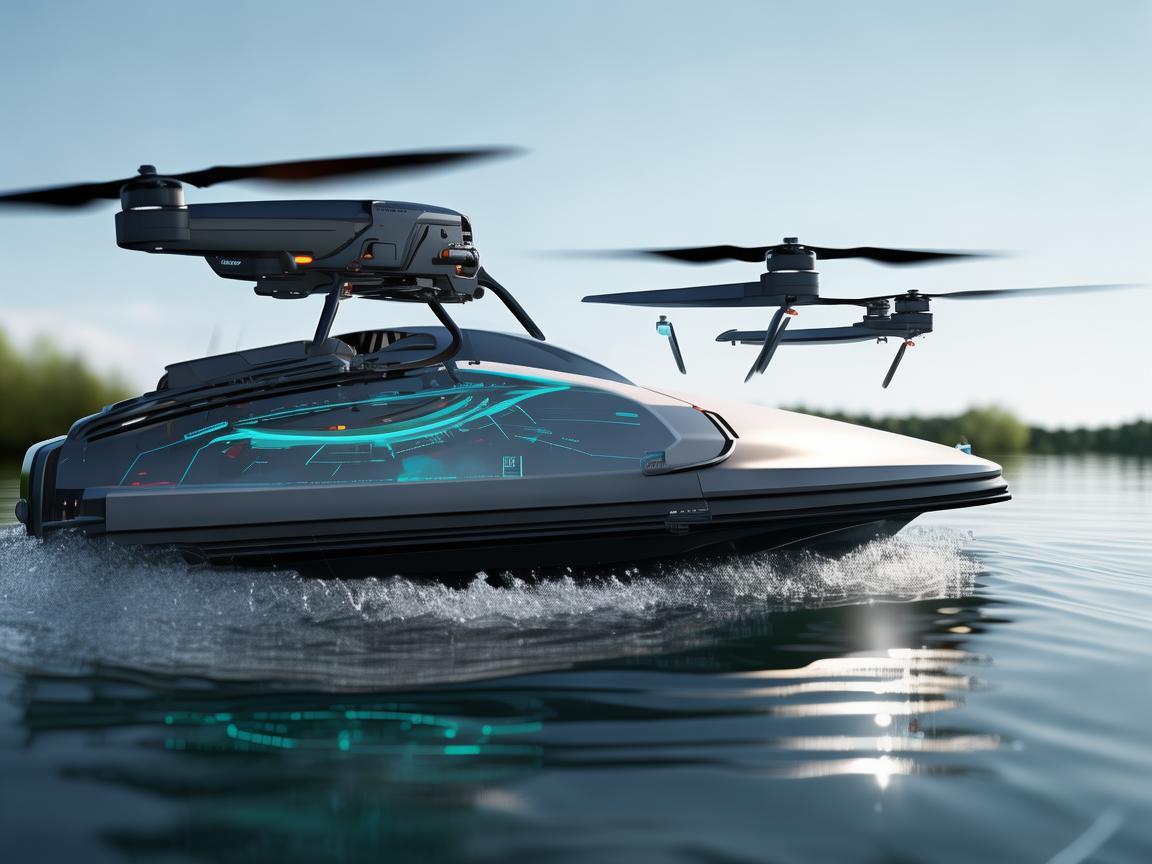 无人机在水陆两栖车监测中的精准定位挑战