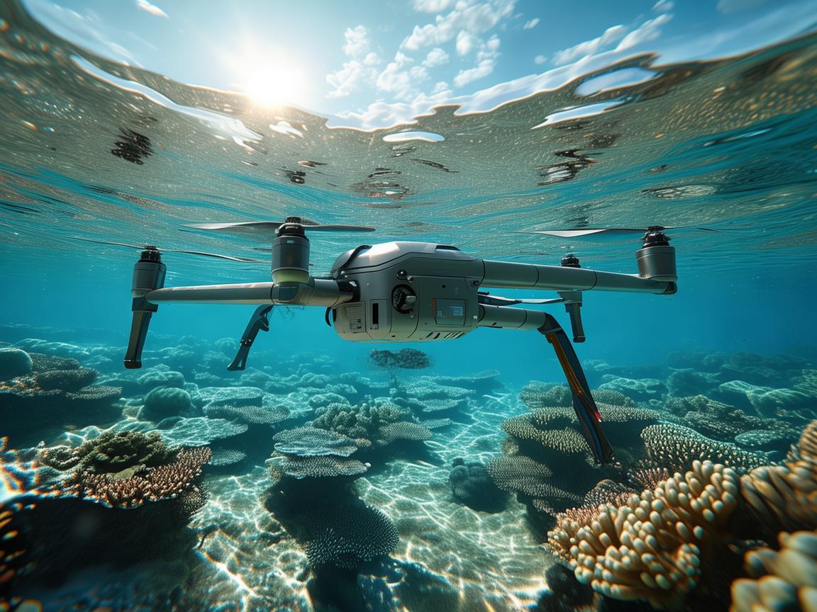 海洋探测，无人机如何精准绘制水下地形图？