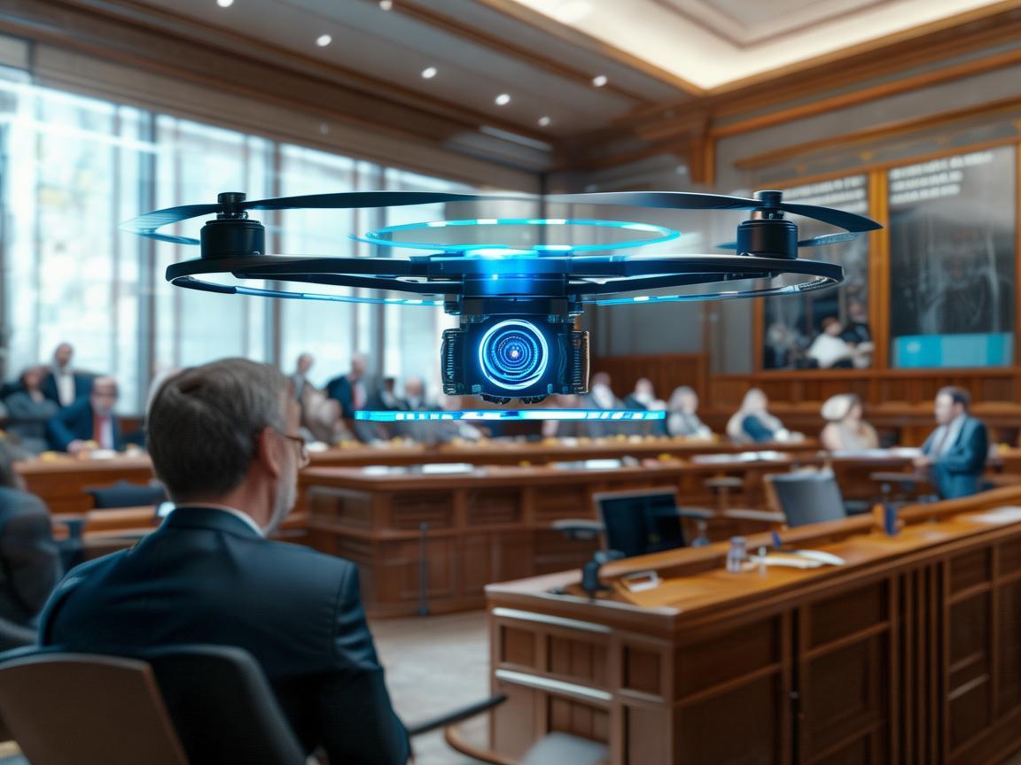 在法庭审判席上，无人机技术如何确保证据的公正与安全？
