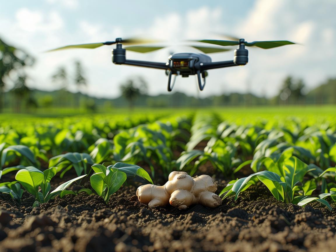 生姜，无人机在农业监测中的‘隐形助手’