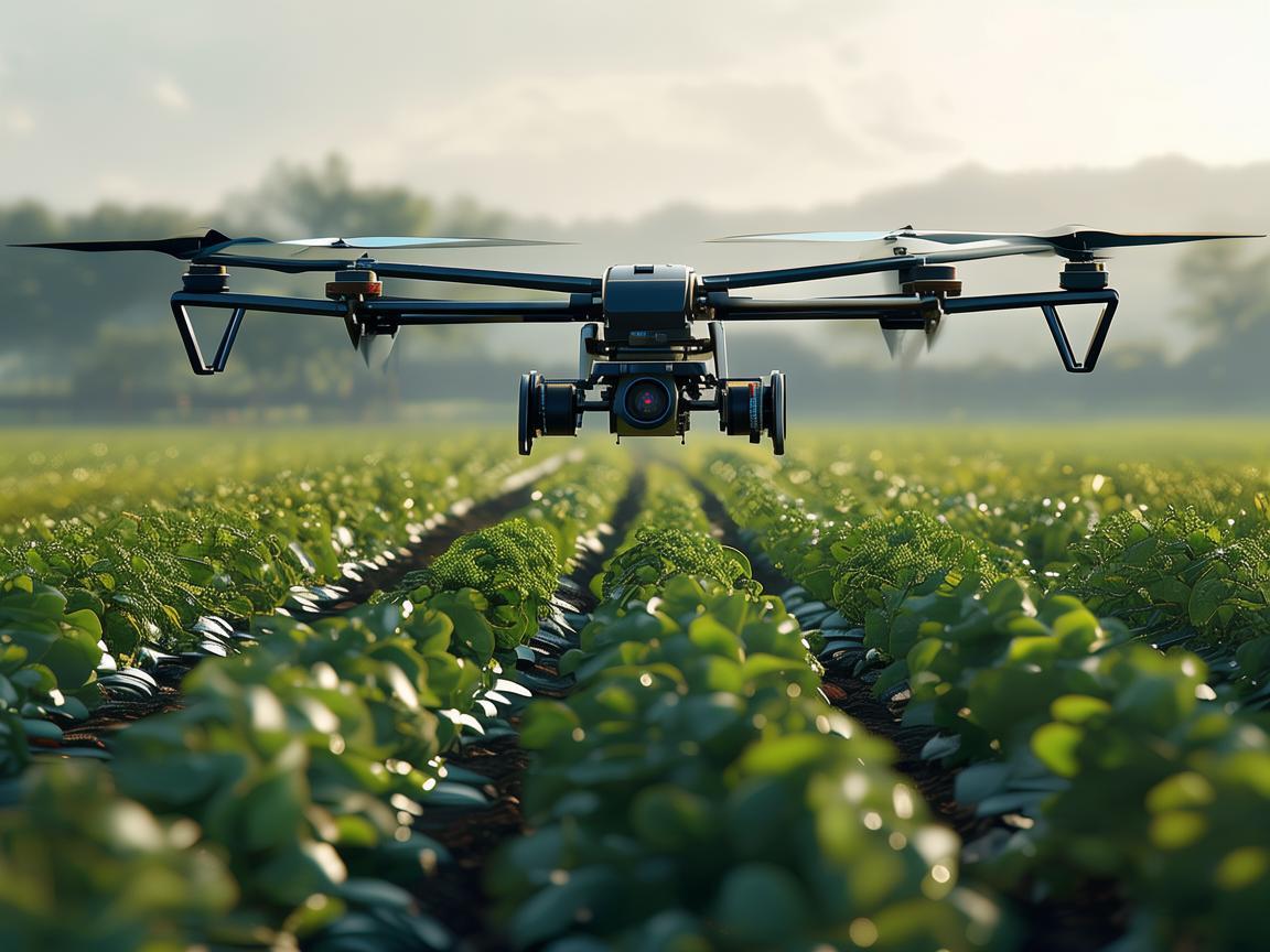 无人机在豆浆生产中的自动化监控，如何实现高效、无损的作物监测？