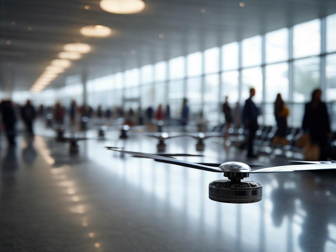 在机场候机厅中，无人机的安全监管如何实现？