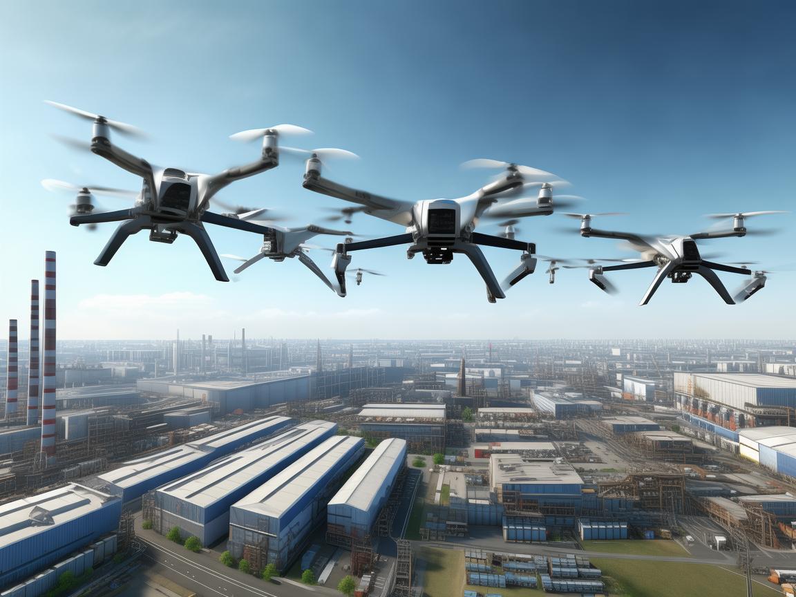 羡慕无人机在工业应用中的自由翱翔，如何实现更高效的物流监控？