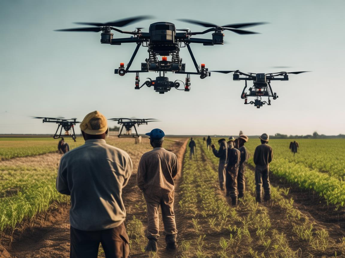 农民工代表如何通过无人机技术提升作业效率与安全？