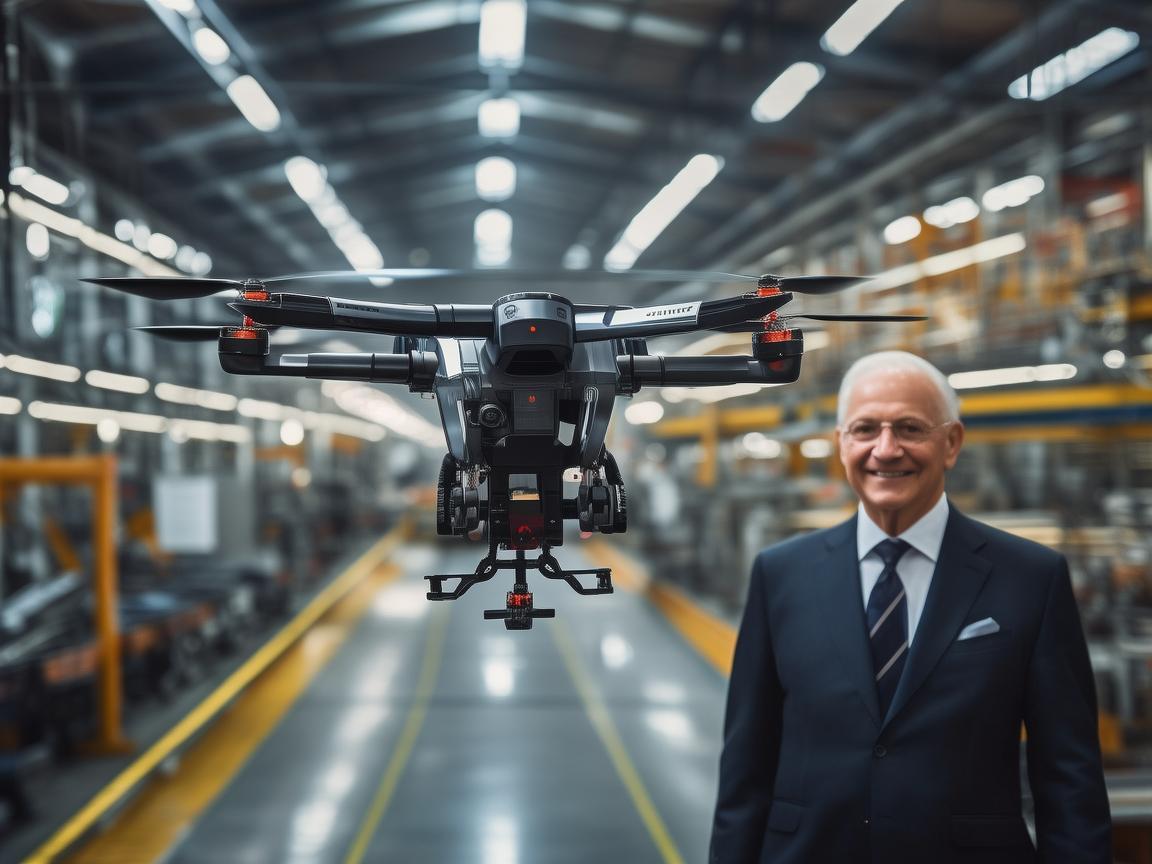 无人机助力工业,州长点赞新篇