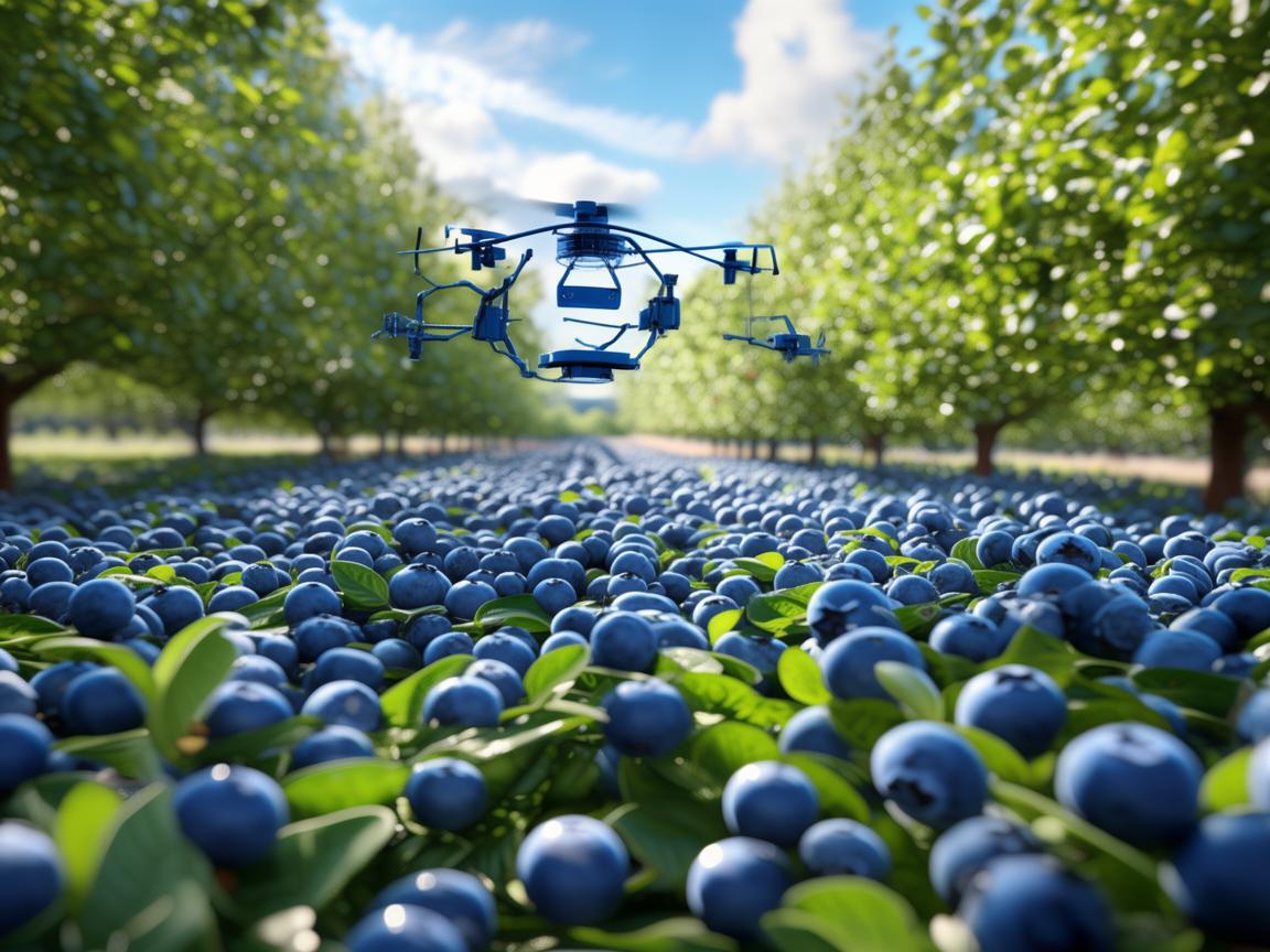 蓝莓种植，无人机技术如何优化采摘效率？