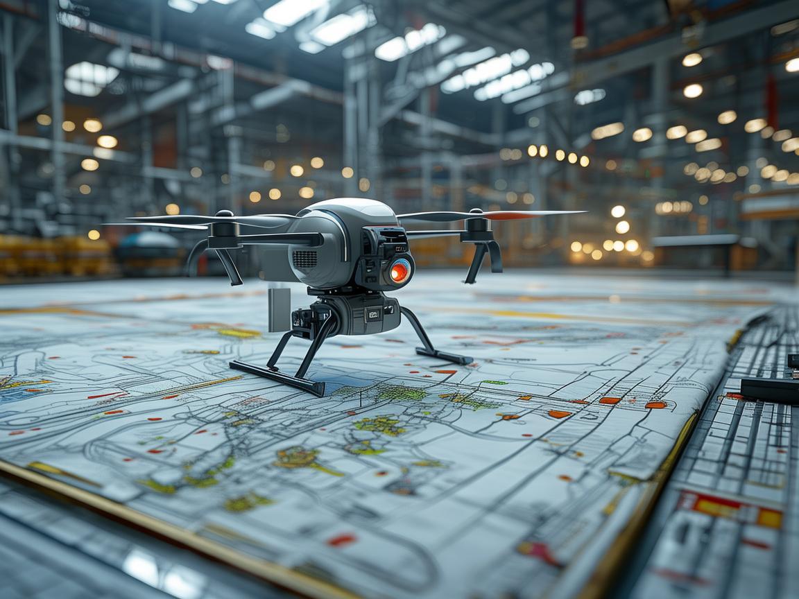 无人机在工业地图学中的精准定位挑战