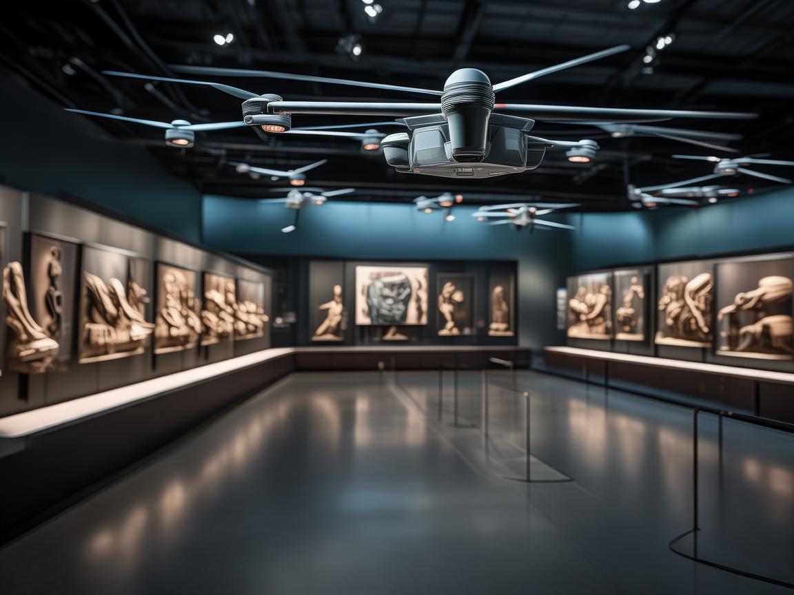 博物馆如何利用无人机技术提升展品展示与安全？