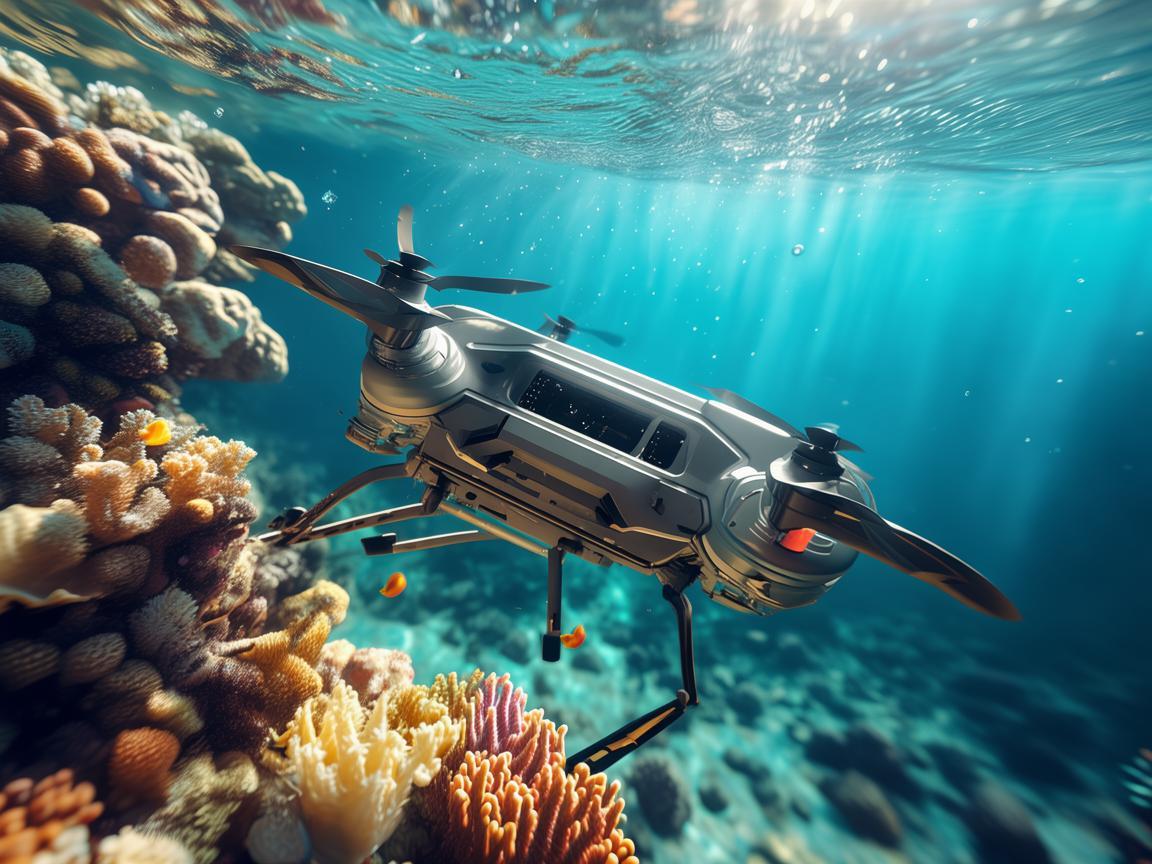 珊瑚礁监测新利器,无人机在珊瑚保护中的角色与挑战 珊瑚礁监测新利器,无人机在珊瑚保护中的角色与挑战