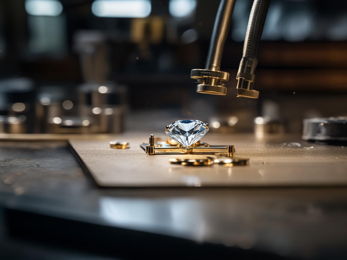 钻石饰的精准定位，无人机在宝石加工中的‘隐秘’角色