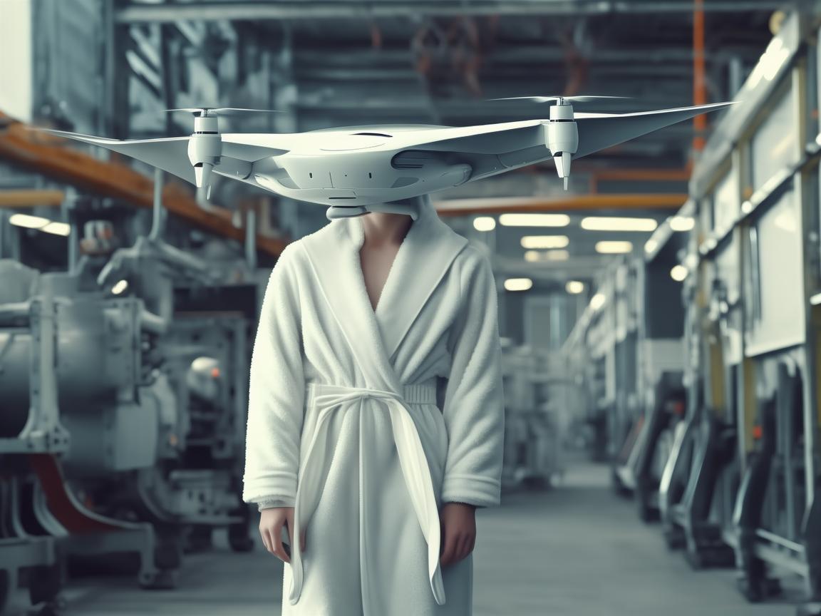 浴袍与无人机,工业应用中的‘软’性挑战