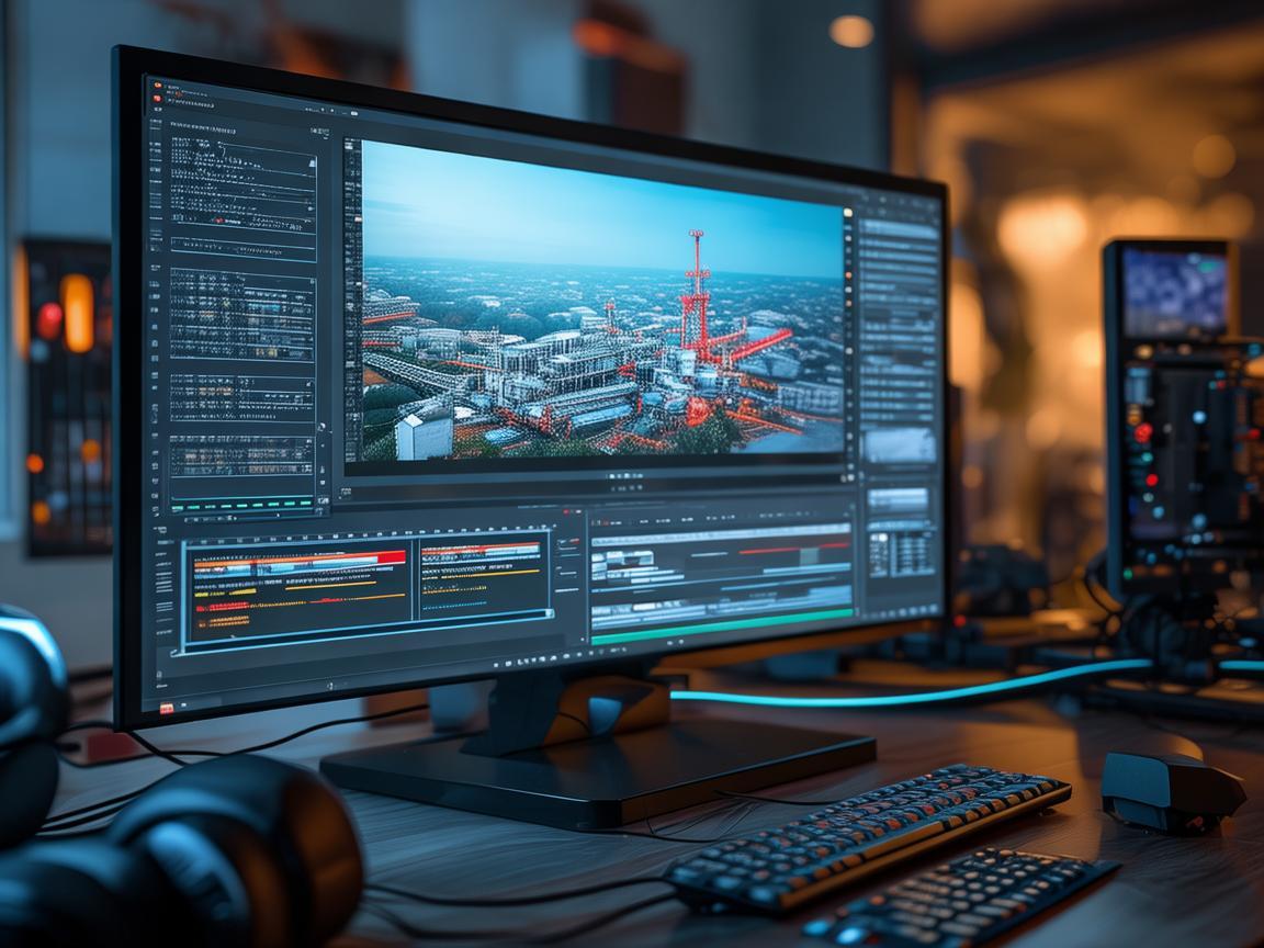 如何高效编辑无人机拍摄的工业级视频素材？