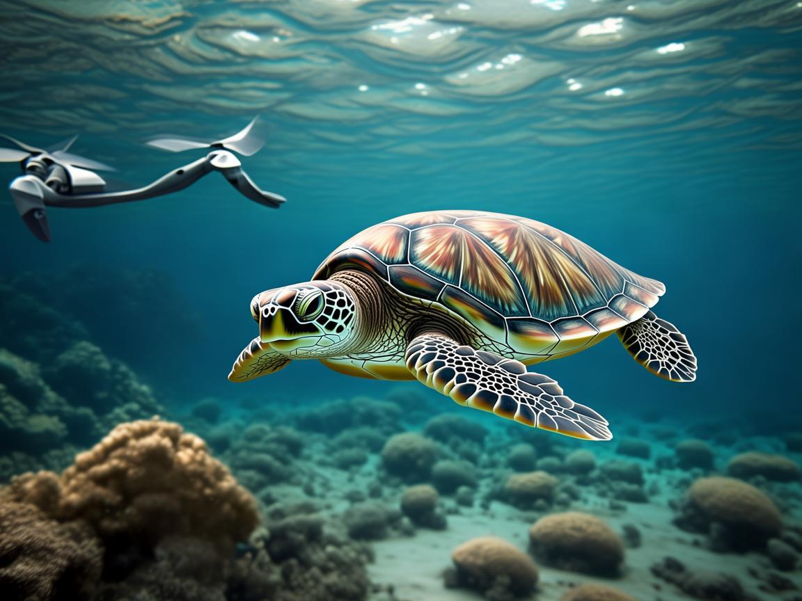 玳瑁,无人机在海洋生态监测中的隐形守护者? 玳瑁,无人机在海洋生态监测中的隐形守护者?