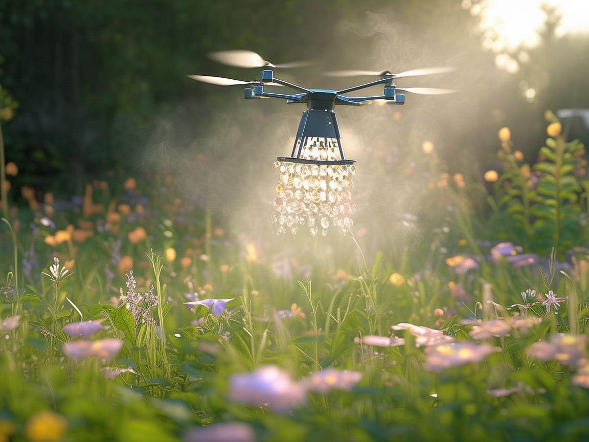 无人机助力香薰工业精准飘香