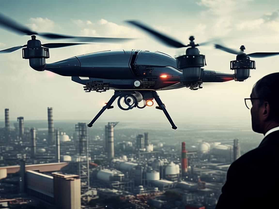 无人机助力工业发展,省长关注新引擎 无人机助力工业发展,省长关注新引擎