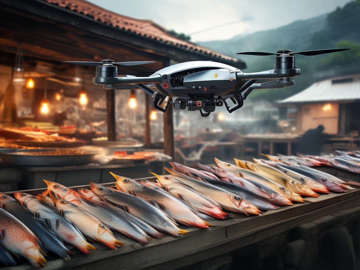 无人机助力烤鱼产业升级 无人机助力烤鱼产业升级