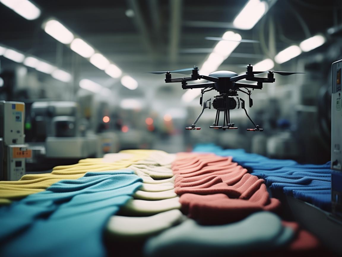 无人机助力长袜工业生产新飞跃 无人机助力长袜工业生产新飞跃