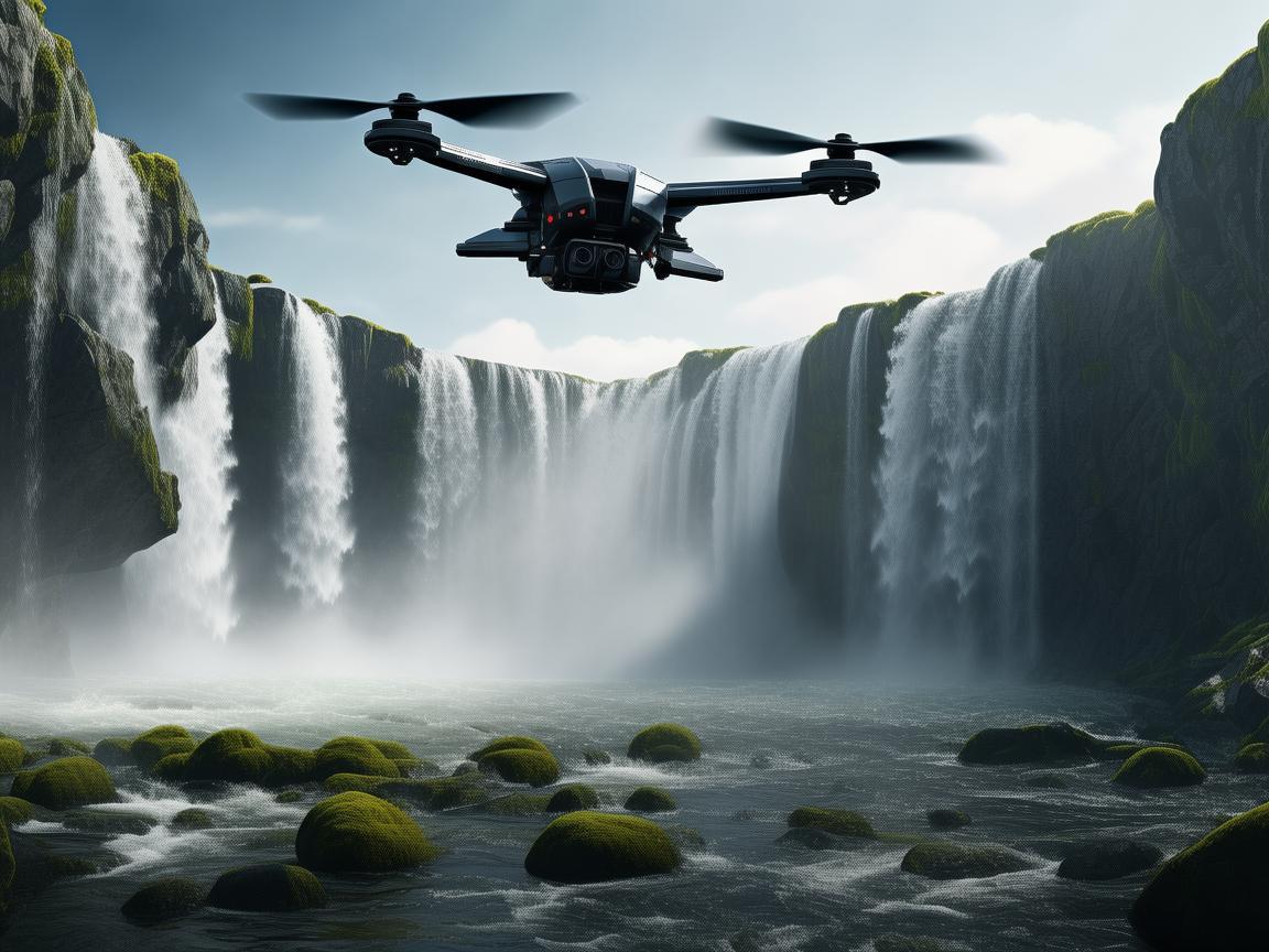 无人机助力瀑布工业应用探索 无人机助力瀑布工业应用探索