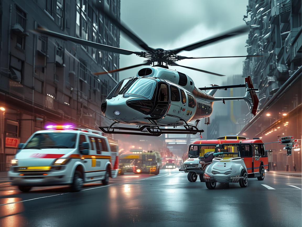 无人机助力救护车医疗车工业应用新突破