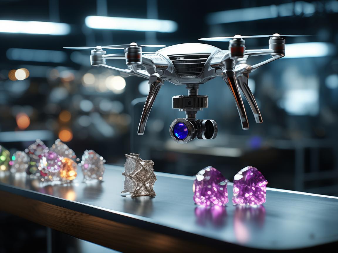 无人机助力宝石饰品工业新飞跃