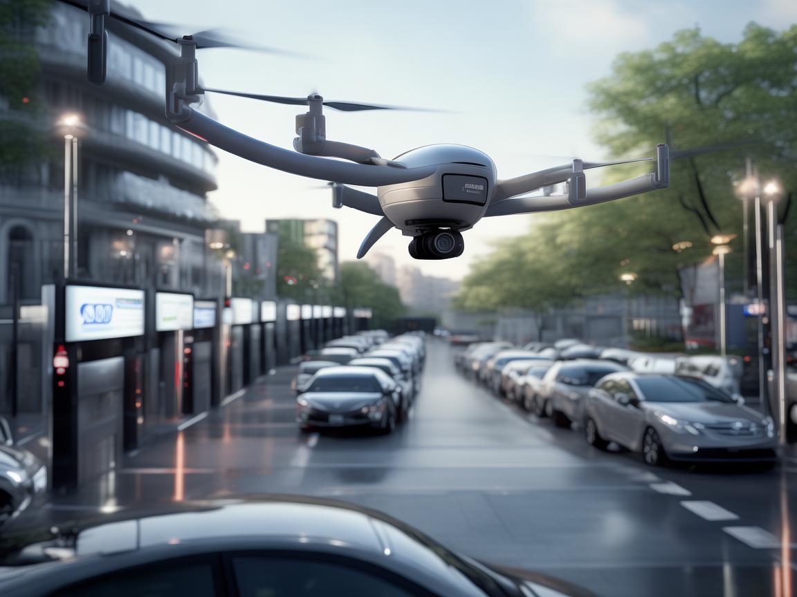 无人机助力共享汽车租赁点管理