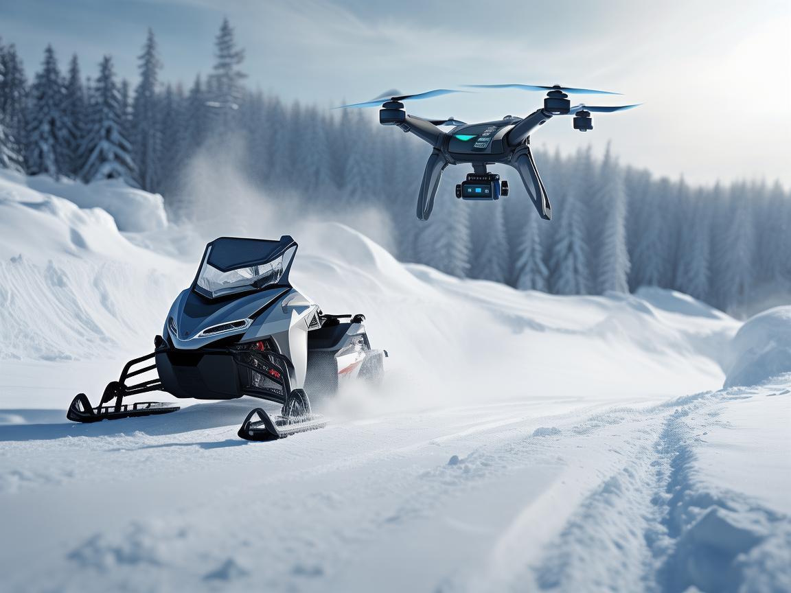 无人机助力雪地摩托工业应用新突破