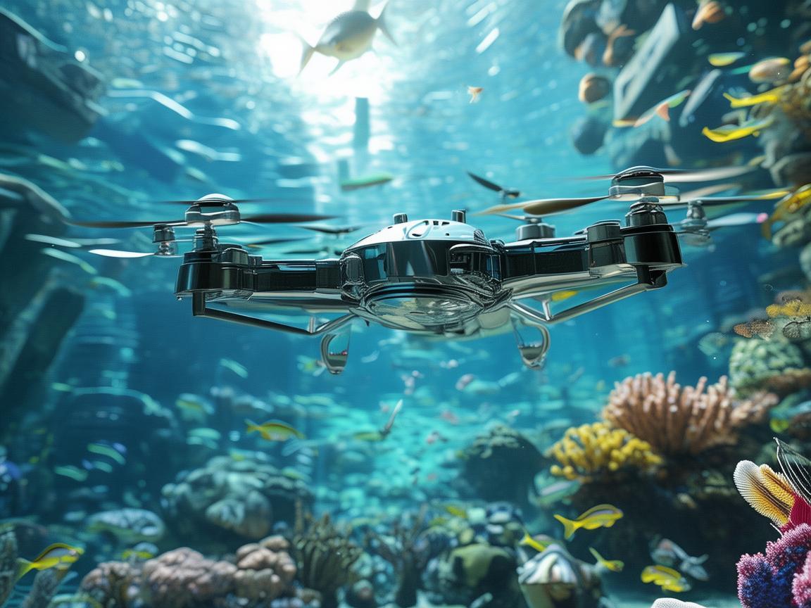 无人机助力水族馆工业应用 无人机助力水族馆工业应用