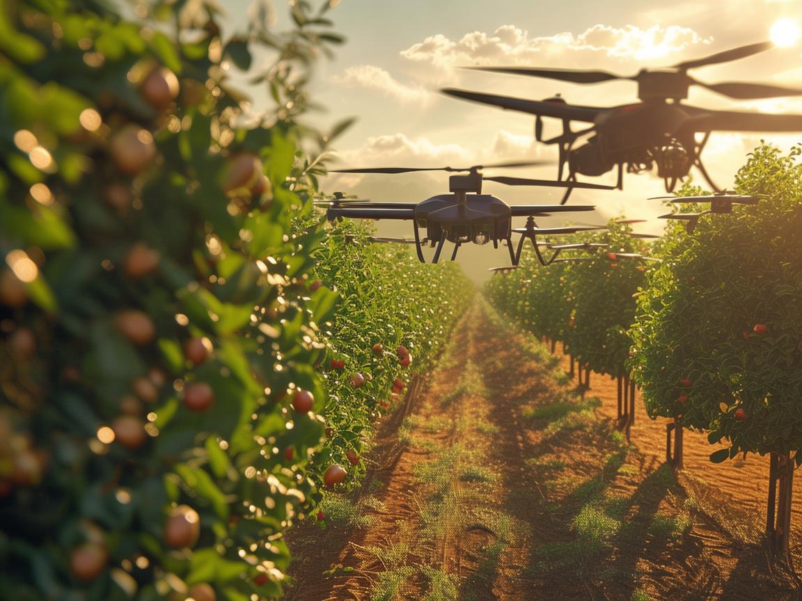 无人机助力坚果工业生产新变革