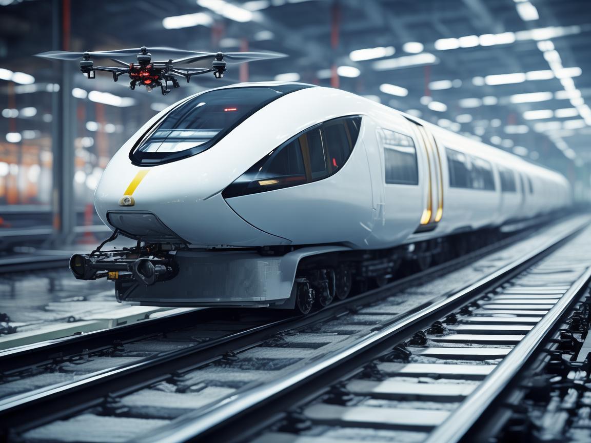 无人机助力单轨铁路车辆工业应用