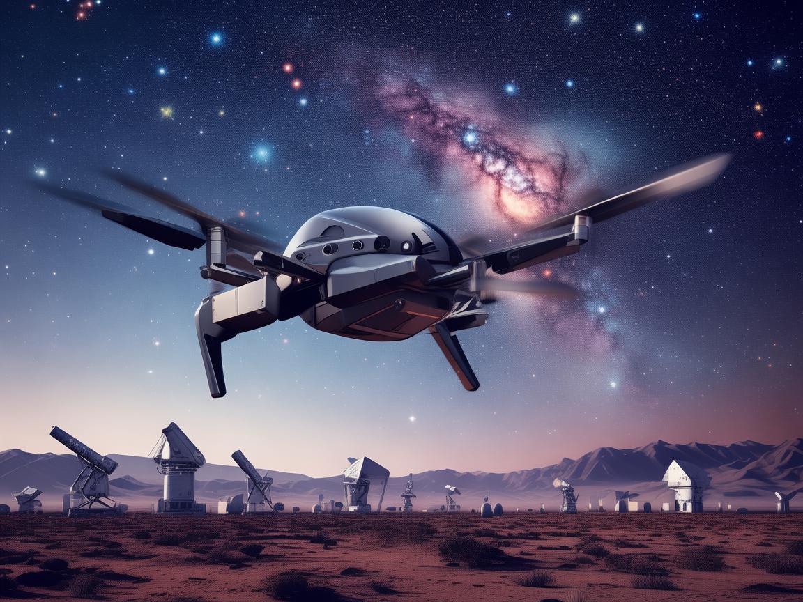 无人机助力天体化学工业探索