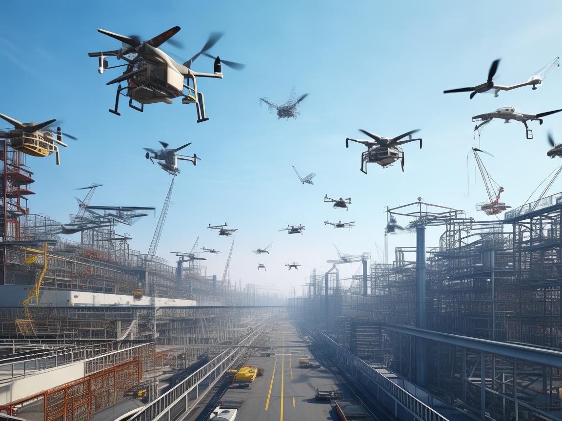 无人机助力格尔木工业发展腾飞