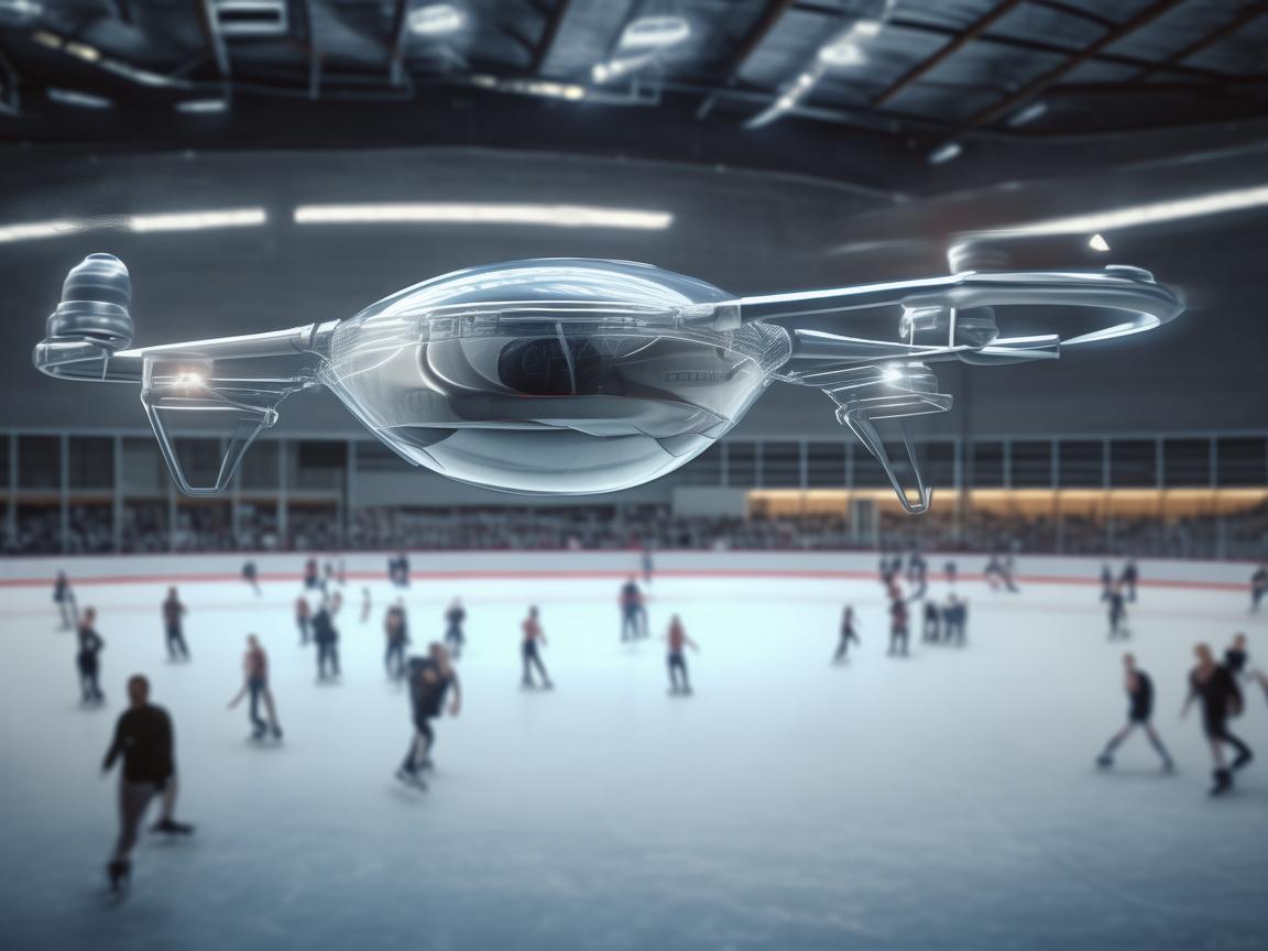 旱冰场上的空中守护者，无人机如何确保安全？