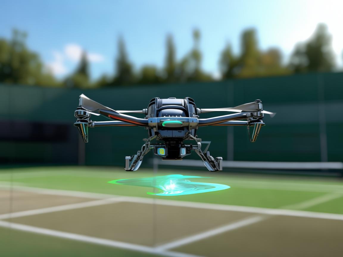 无人机在网球赛事中的空中裁判，如何精准追踪并分析球速与轨迹？