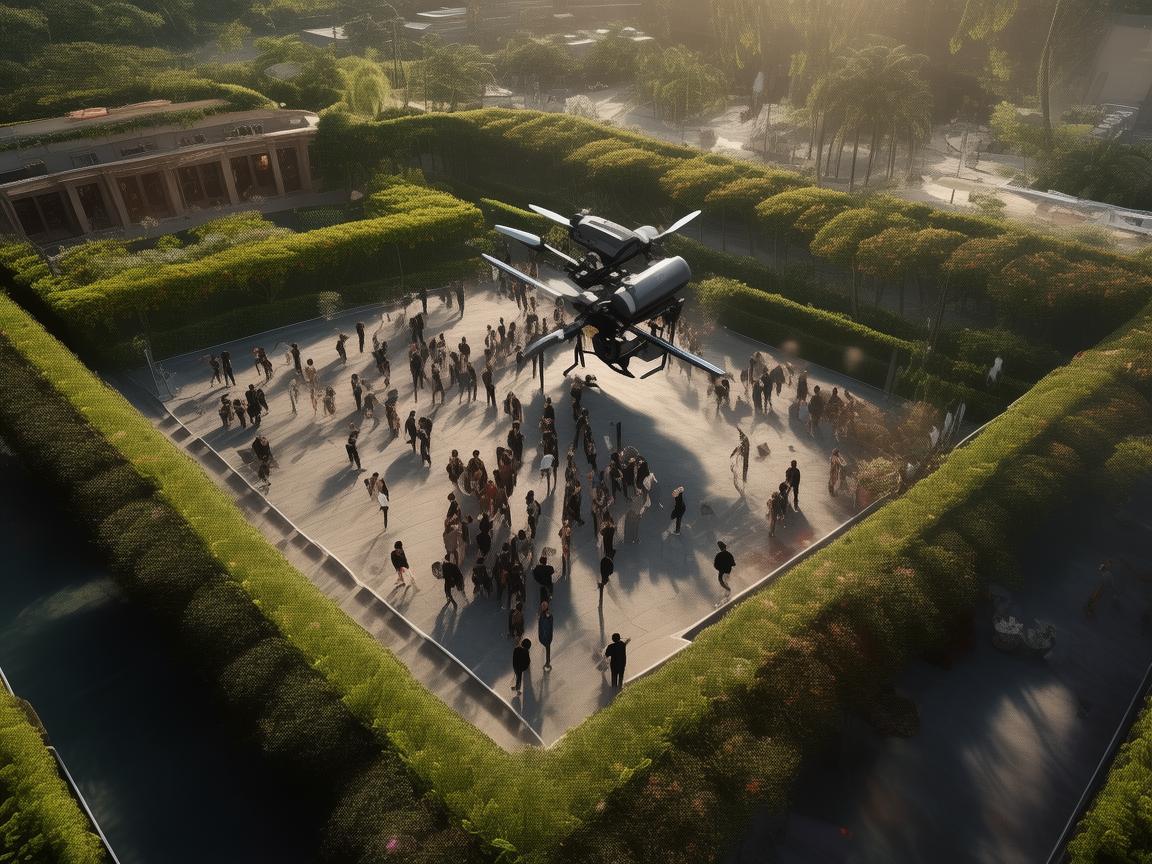 无人机技术，如何安全高效地执行明星见面会的空中视角拍摄？