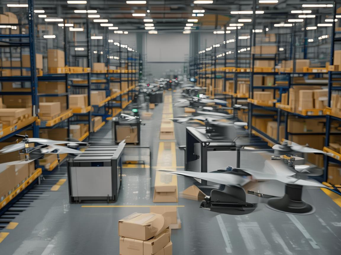 如何利用无人机优化仓库物流管理？