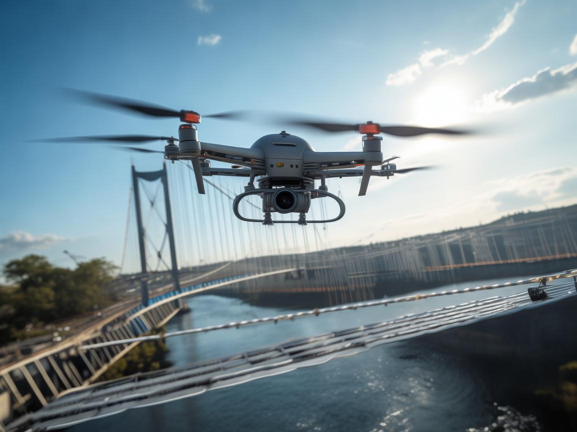 无人机在吊桥桥身检测中的精准定位挑战