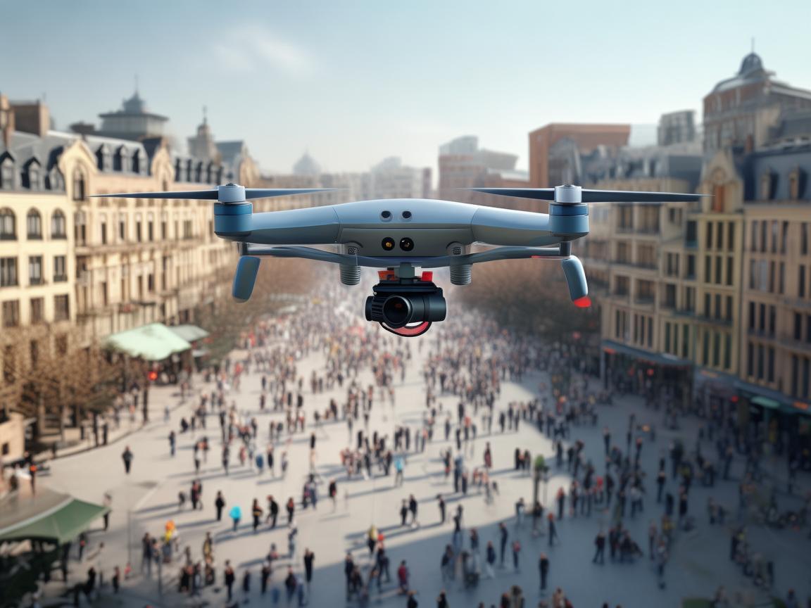 无人机在市民广场的空中安全监控，如何平衡隐私与公共安全？