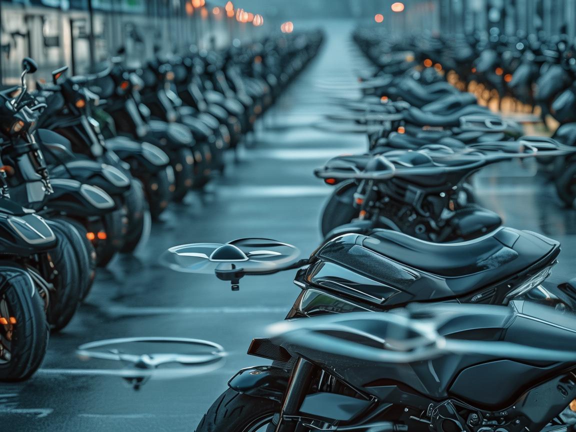 无人机技术能否优化摩托车租赁点的运营效率？