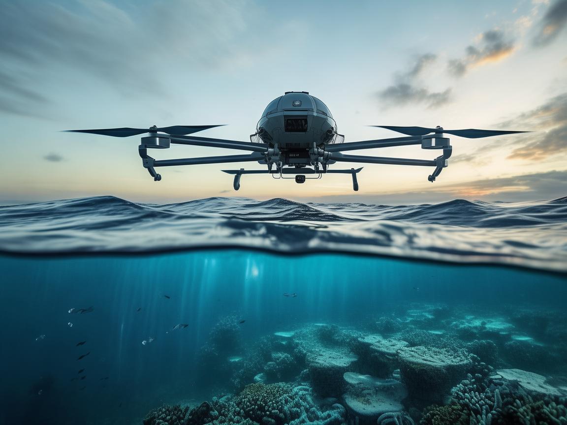 海洋保护，无人机技术如何精准监测与干预？