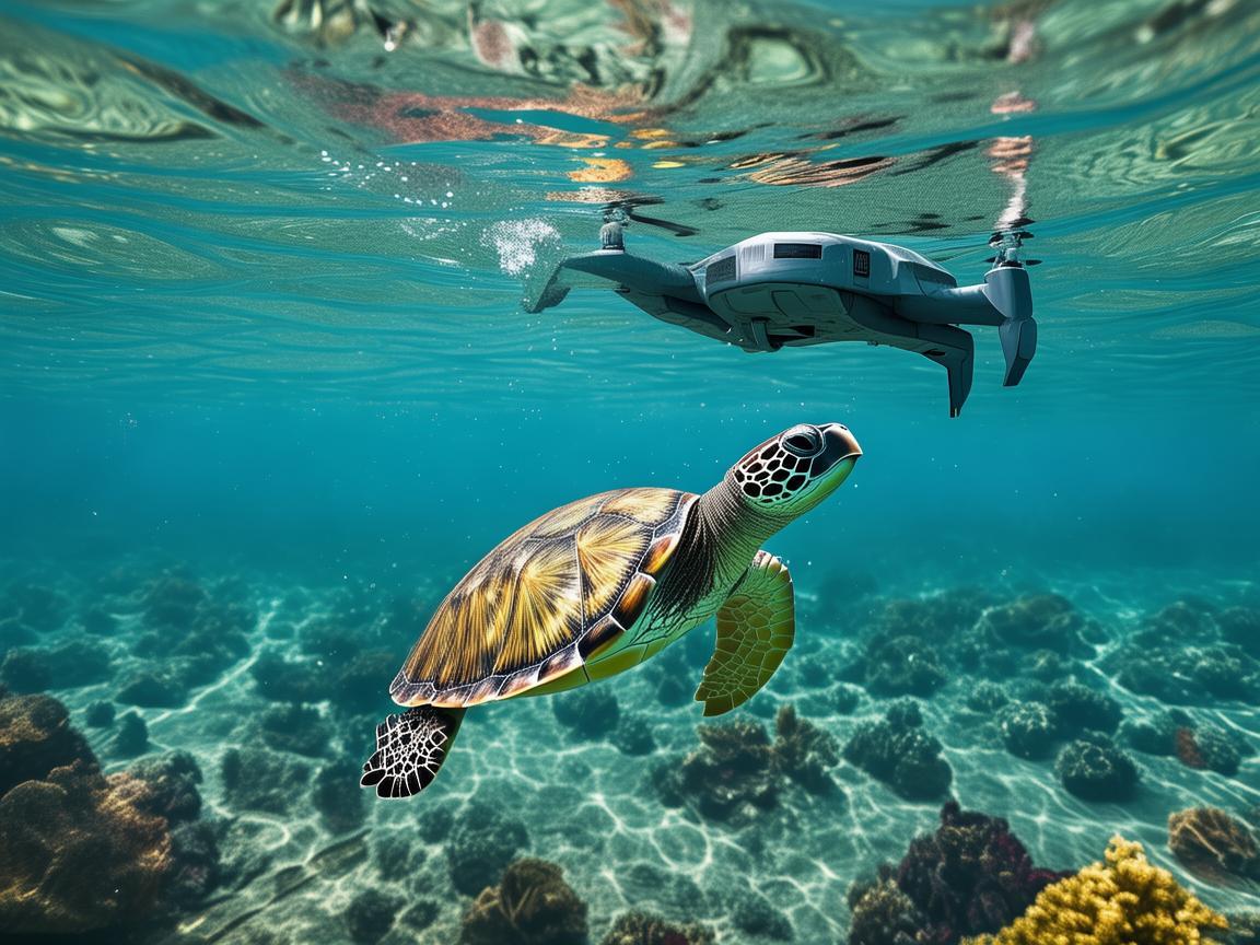 玳瑁，无人机在海洋生态监测中的隐形守护者？