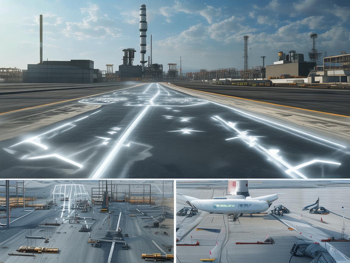 无人机在工业应用中的地面轨迹，飞机滑行道的技术挑战与解决方案