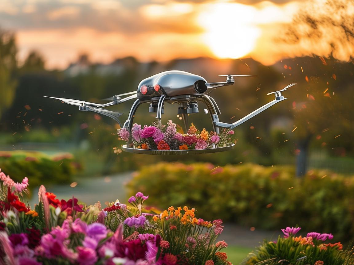 无人机技术如何助力花艺师实现创意配送的‘空中飞跃’？