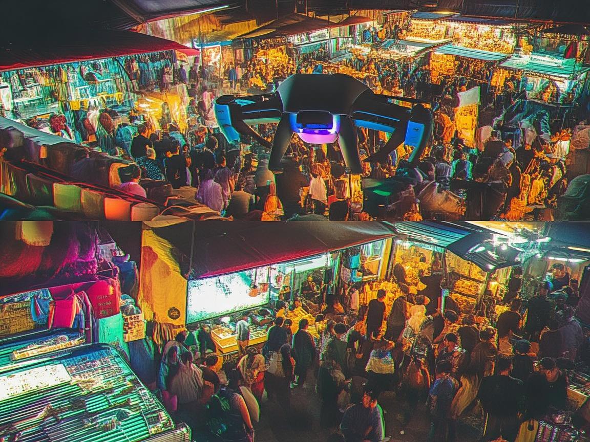 夜市游戏,无人机如何为城市夜生活增添新维度? 夜市游戏,无人机如何为城市夜生活增添新维度?