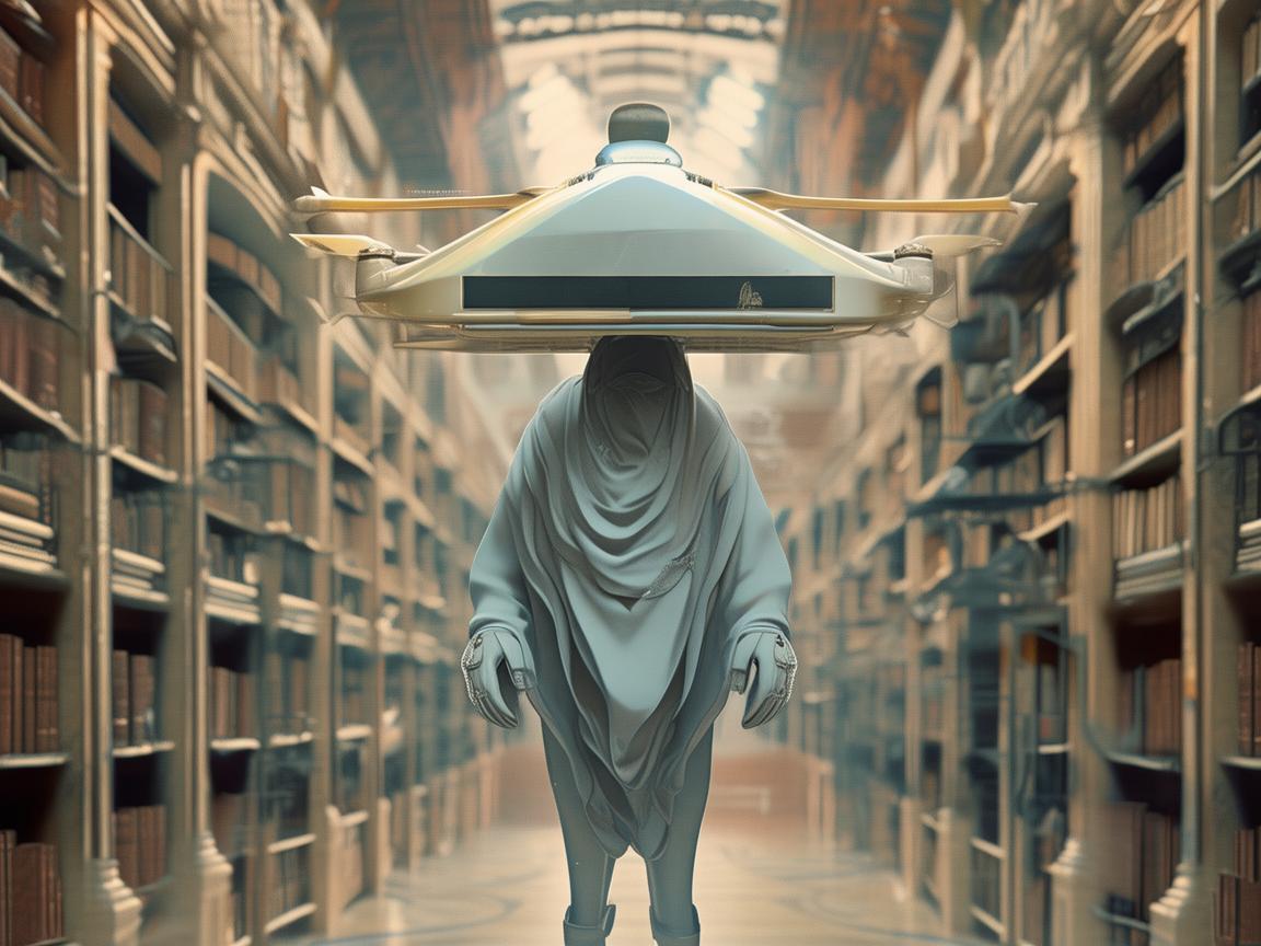 图书馆的空中守护者,无人机在图书安全与监控中的应用挑战 图书馆的空中守护者,无人机在图书安全与监控中的应用挑战