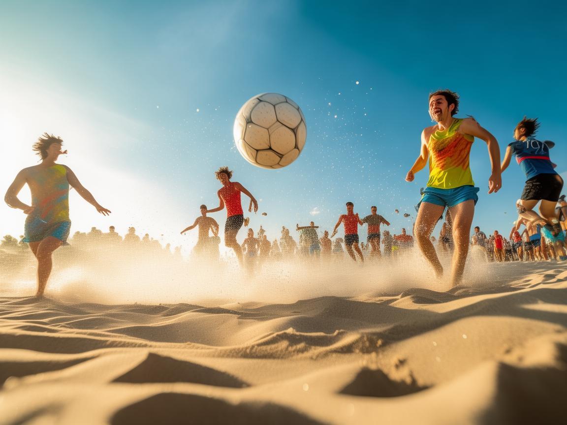 沙滩足球与无人机，如何精准捕捉比赛瞬间？