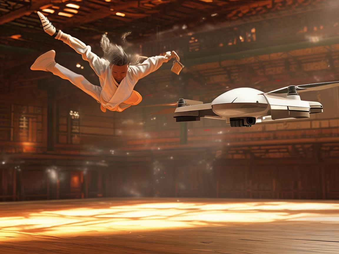 武术馆的空中守护者,无人机在武术训练中的安全监控应用 武术馆的空中守护者,无人机在武术训练中的安全监控应用