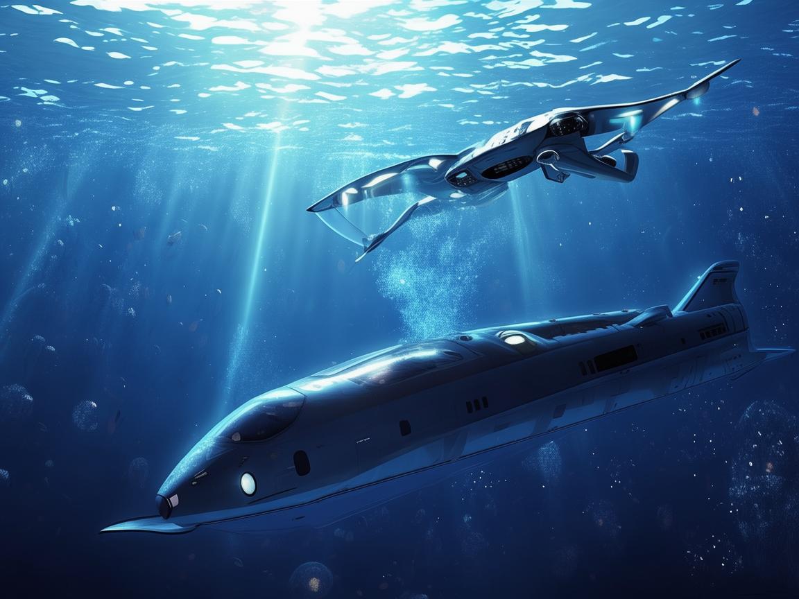 潜水艇辅助下的无人机，水下探索的未来趋势？