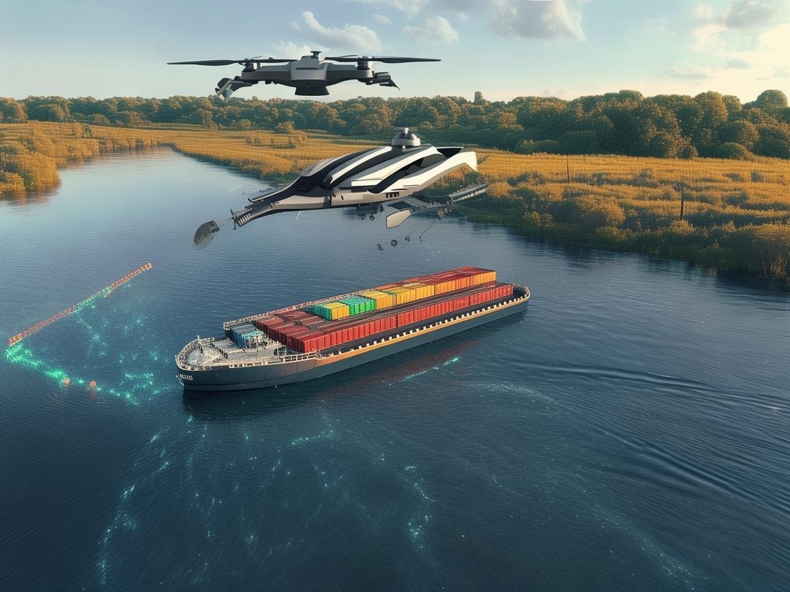 驳船上的无人机，如何实现高效、安全的空中作业？