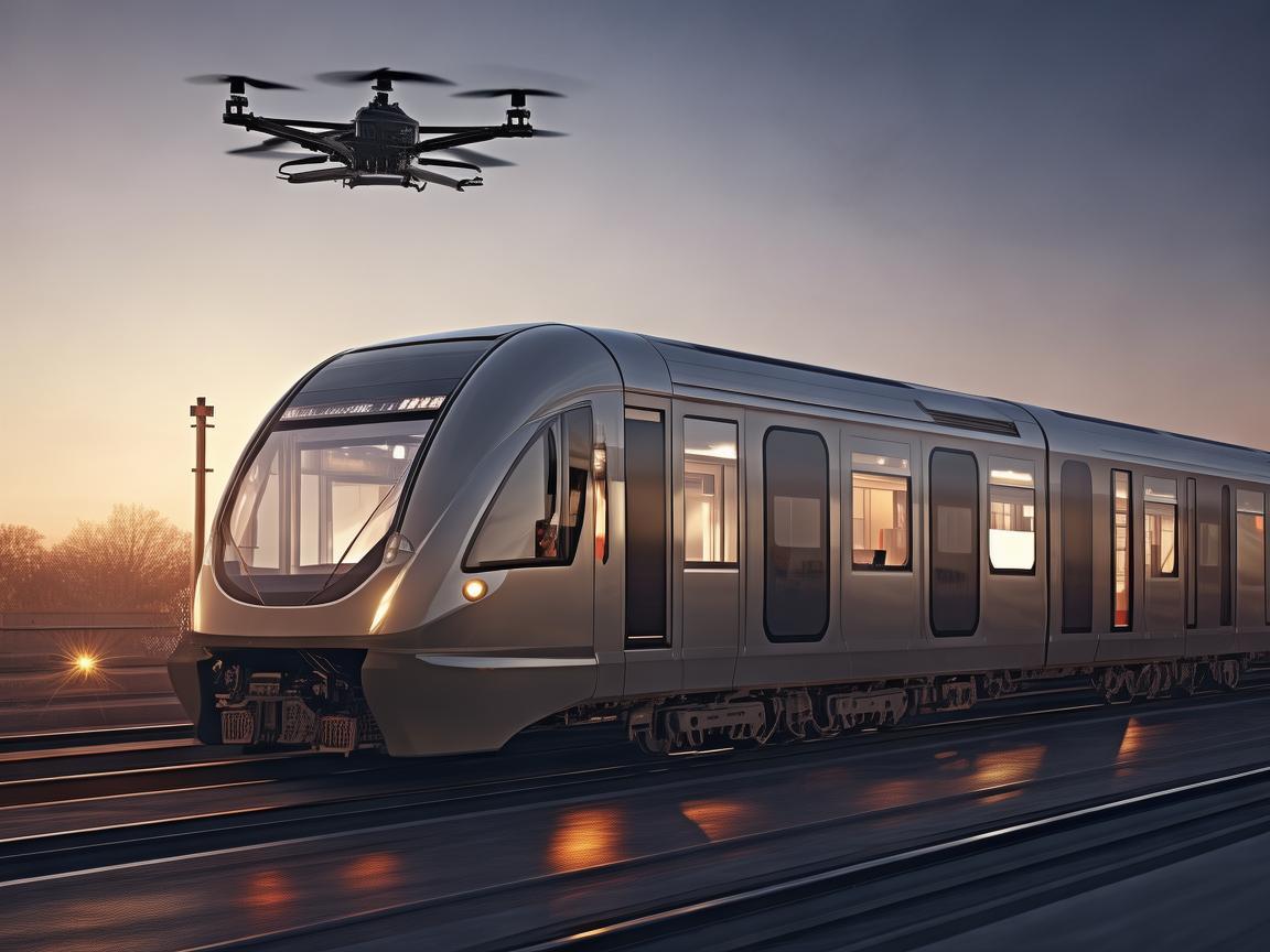 轻轨列车监测，无人机技术的隐形守护者？