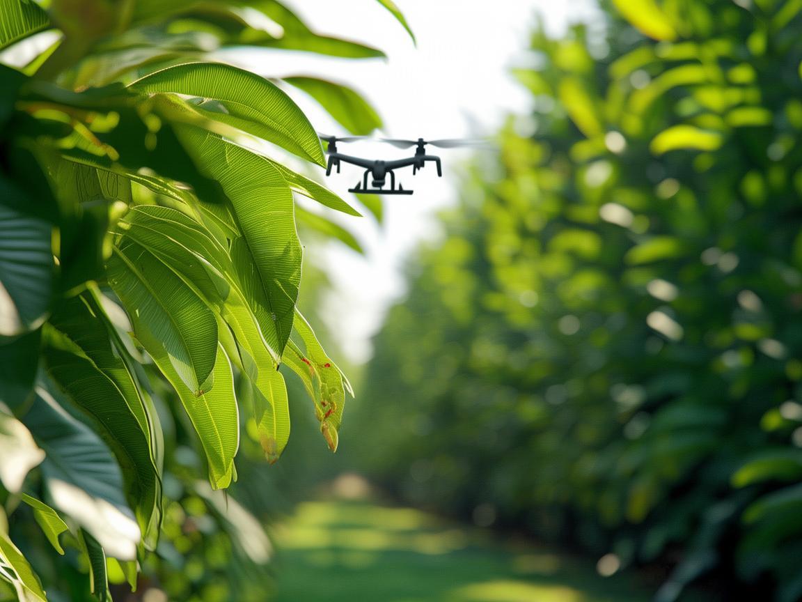 无人机助力榴莲产业升级